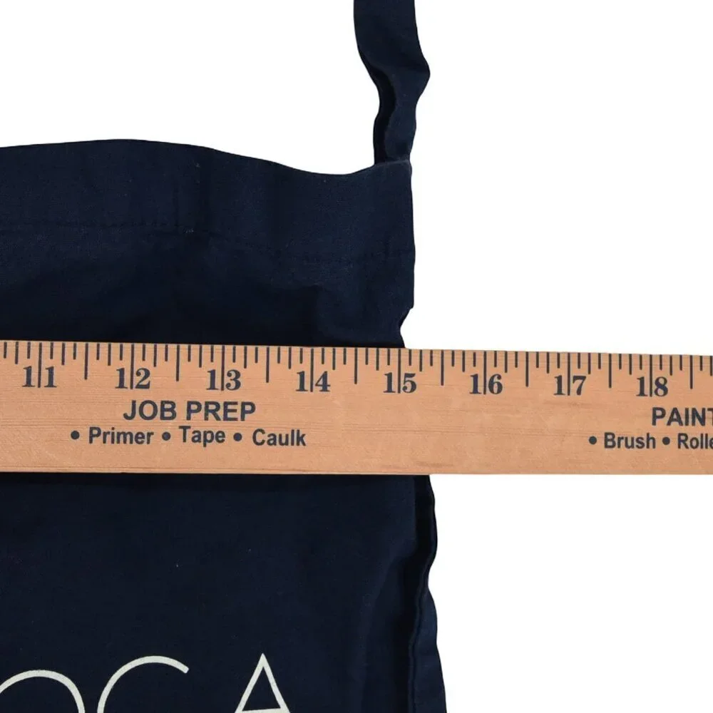 Beyond Yoga Tote Bag Navy White Large with Long Straps